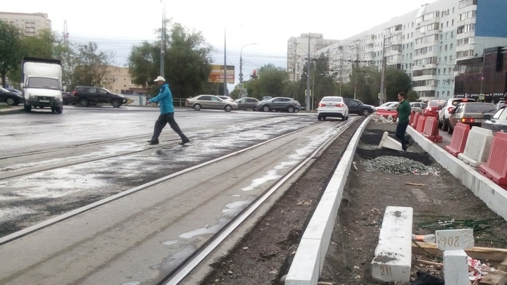 В Самаре на перекрестке Московского шоссе и Ново-Вокзальной появится трамвайная остановка
