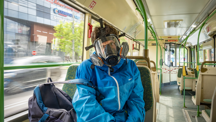 В общественном транспорте Подмосковья вводится правило: Без масок на пассажирах автобус не тронется