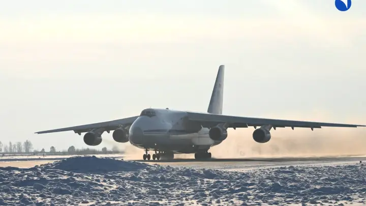 Герани атаковали грузовой Ан-124 Руслан на военном аэродроме в Миргороде