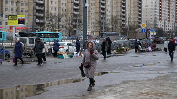 В Петербурге 23 ноября усилились утренние пробки: подвела погода.