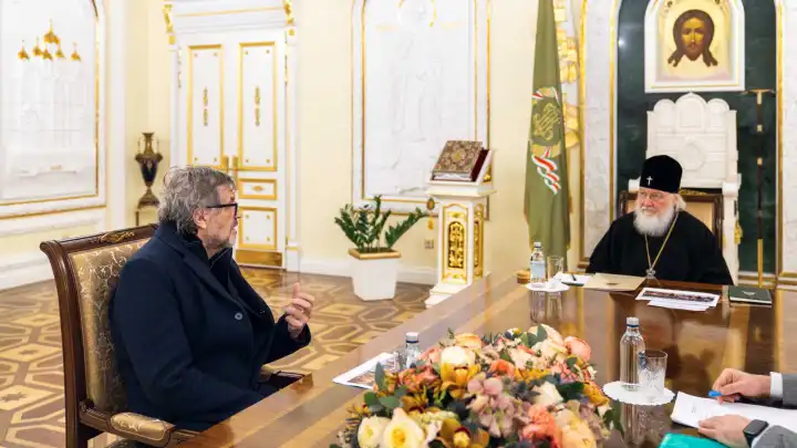 «Западная культура все»: Патриарх Кирилл и режиссер Кустурица обсудили будущее