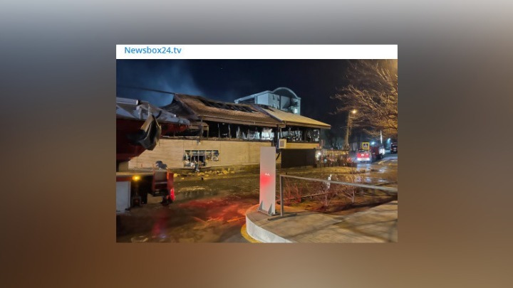 Страшный пожар в ресторане Zuma во Владивостоке попал на видео