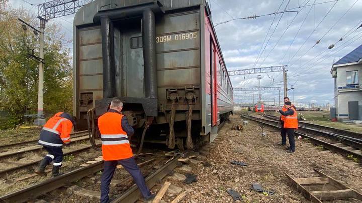 В Нижнем Новгороде вагон сошёл с путей