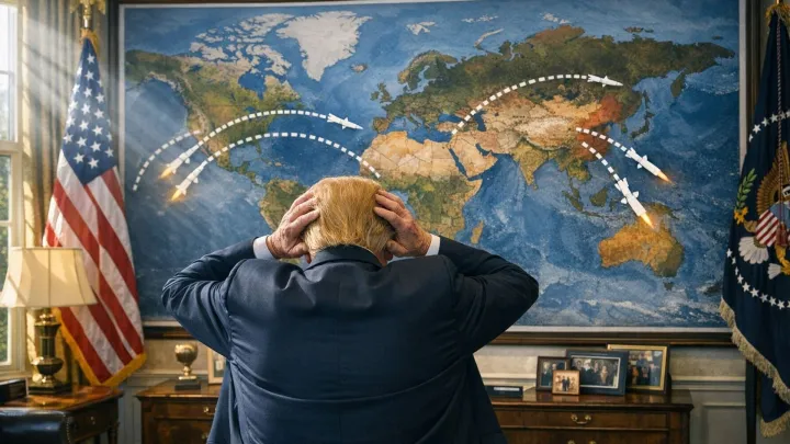 Трамп несколько часов срывался на подчинённых после потери истребителя в Иране