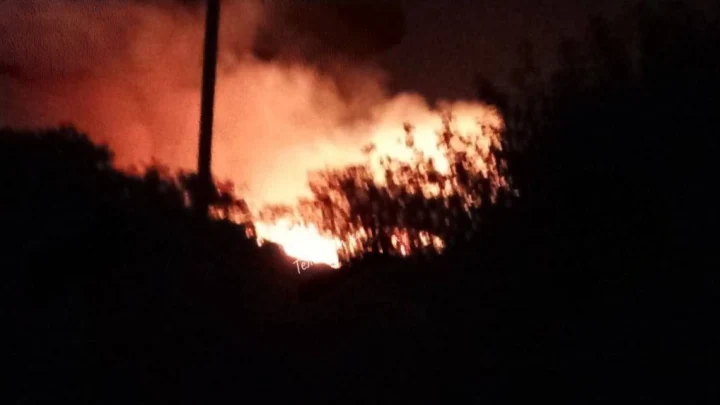 Атака дронов на Краснодарский край 23 августа: пожар на железнодорожной станции, видео