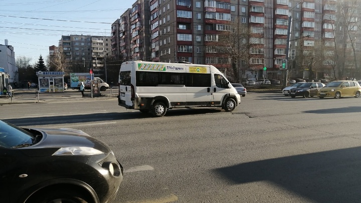 В Челябинске водитель маршрутки перевозил в салоне мясо