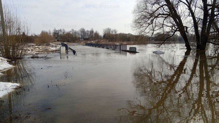 Во Владимирской области затопило 195 участков и четыре моста