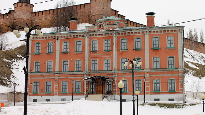 На склоне Нижегородского кремля сошёл слой грунта