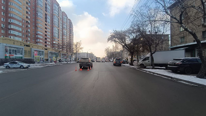В Новосибирске ДТП с 10-летним школьником попало на видео