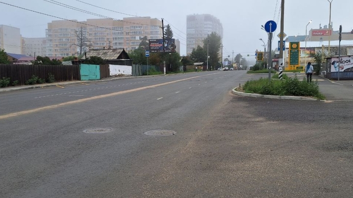 В Чите подрядчик успешно завершил ремонт улицы Богомягкова по нацпроекту