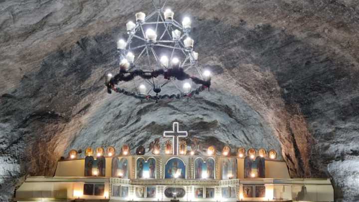 В шахтах Соледара русские бойцы обнаружили самый глубокий православный храм в мире