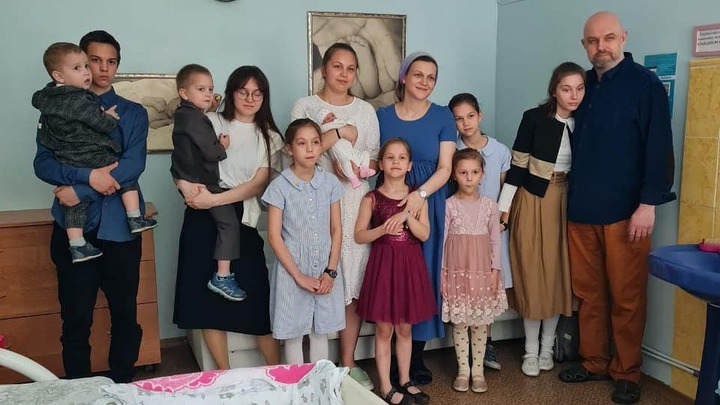 39-летняя жительница Подмосковья родила 11-го ребенка