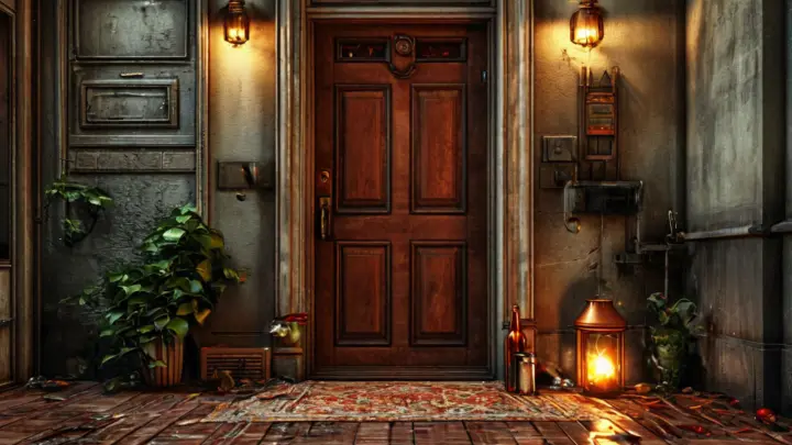 Огненная валентинка: двое парней накануне Дня влюбленных подожгли дверь девушки