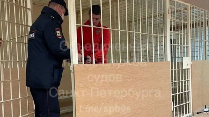 Пьяного блогера, который устроил гонку на Невском и напал на полицейского, отправили в СИЗО