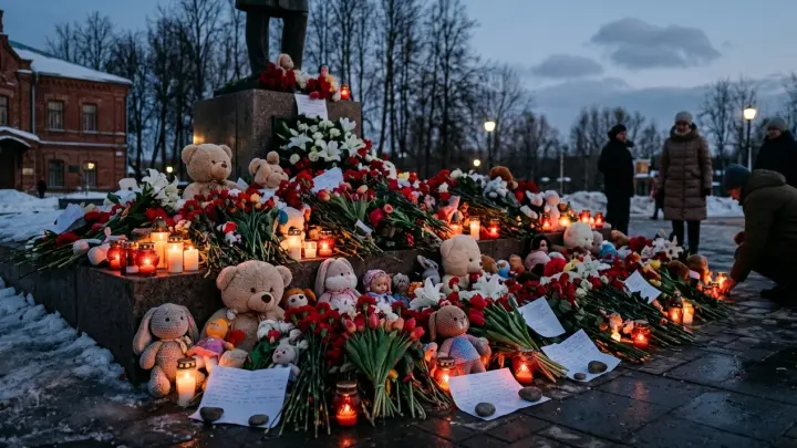 Стихийный мемориал в память о трёх погибших подростках появился в Звенигороде