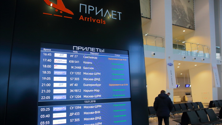 Рейсы задержаны: Аэропорт Краснодар приостановил работу из-за снегопада