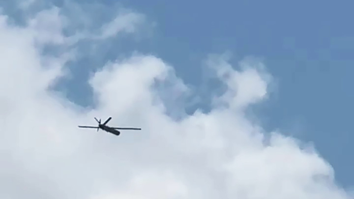 Военкор Коц показал видео, где русский боец сбивает головой дрон ВСУ