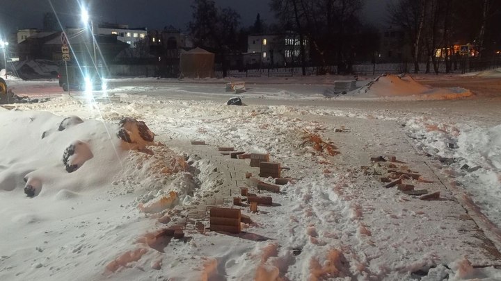 В Муроме подрядчик сорвал срок сдачи благоустройства туристической части города