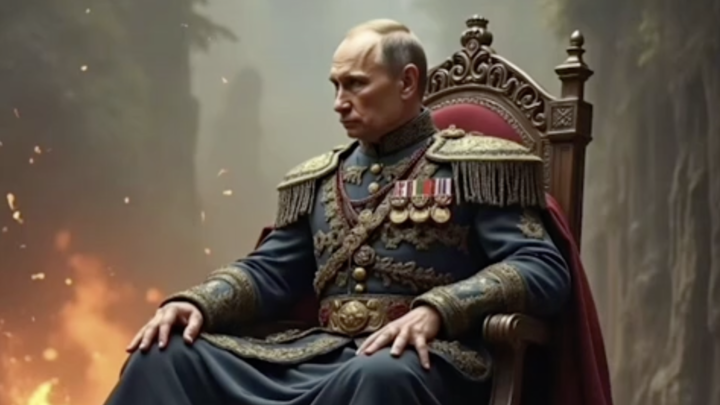 Россия - мощь!: Кадыров опубликовал изображение Путина на троне