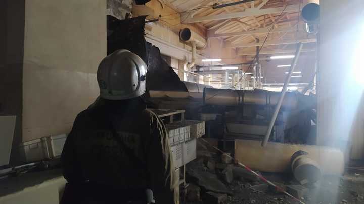 Перекрытие рухнуло в цехе шоколадной фабрики в Бердске
