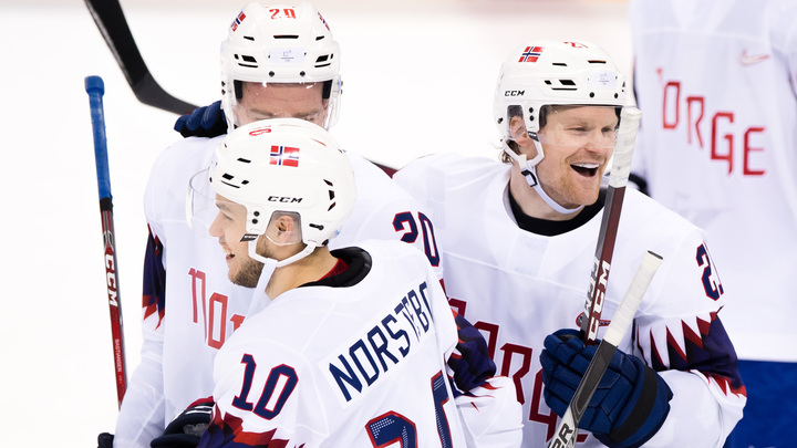 Норвежский хоккеист Патрик Торесен верит в чудо на льду во время матча 1/4 финала ОИ-2018