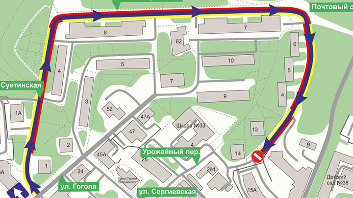 В Нижнем Новгороде движение на Набережной Федоровского и Суетинской улице сделают односторонним