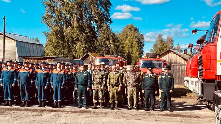 В Нижегородской области наградили участников ликвидации лесного пожара
