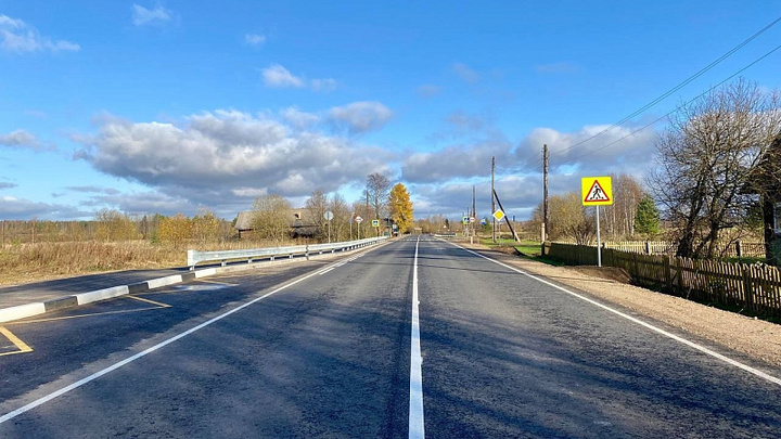 В Устьянском округе отремонтировали дороги Костылево – Тарногский Городок