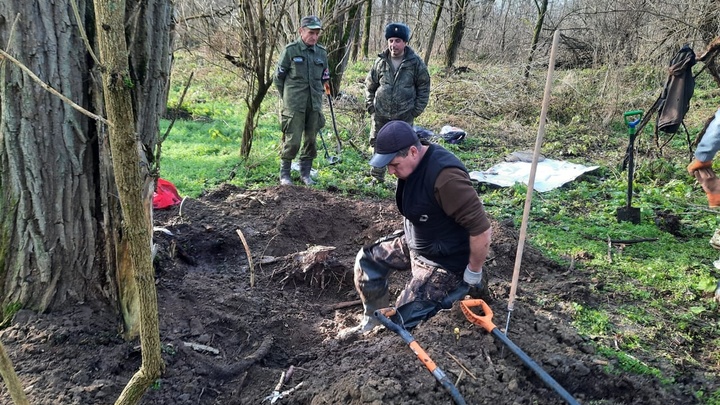 В Горячем Ключе нашли останки советского воина. Их захоронят в День памяти и скорби