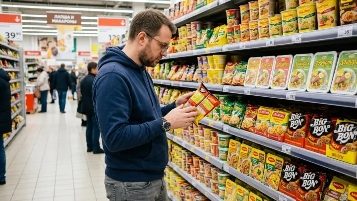 Опасную лапшу быстрого приготовления сняли с продажи