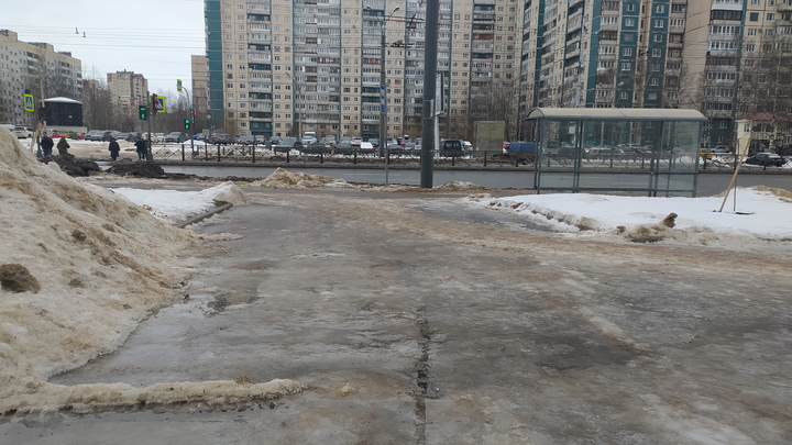 Температурные качели превратят улицы Петербурга в один большой каток