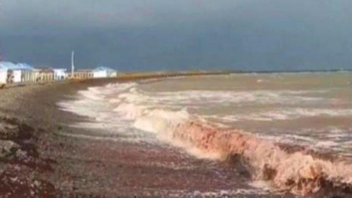 Третий раз за год: в Новороссийске море снова стало красного цвета