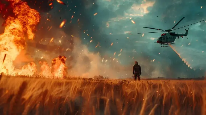 Нечем дышать. На Кубани сильно разгорелись заросли камыша. Введён противопожарный режим