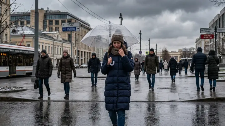 Москву накроет арктическим холодом и мокрым снегом