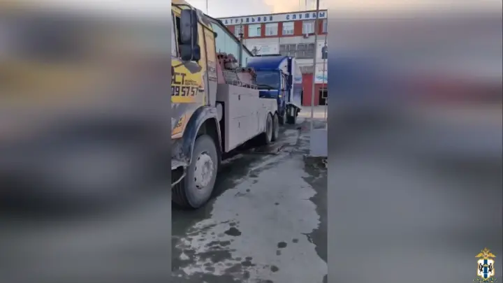 В Новосибирске нашли грузовик, снова сломавший рамку-ограничитель на Малыгина