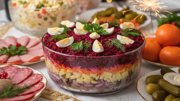 Селёдка под шубой названа самым популярным новогодним блюдом в СИЗО Москвы