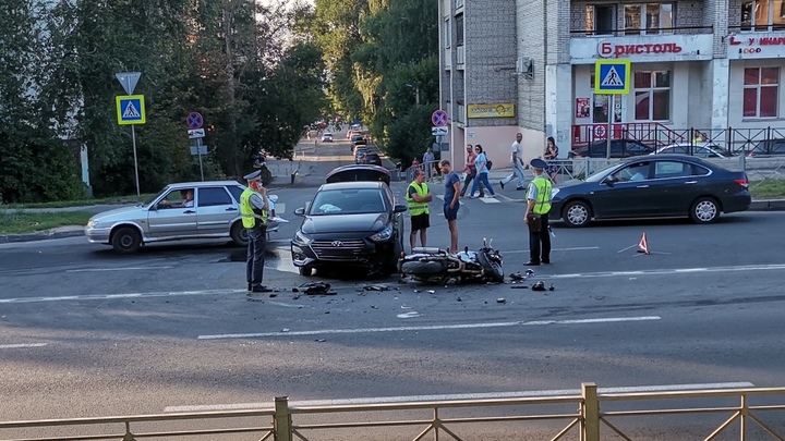 Во Владимире за выходные случились два серьезных ДТП с участием мотоциклов