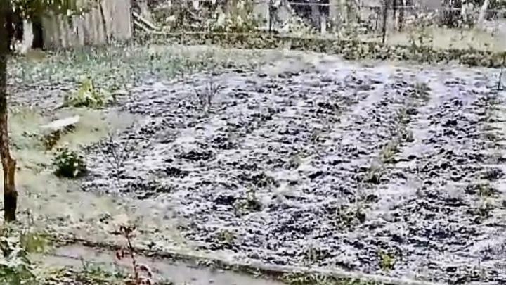 Снег в мае: погодные аномалии удивили жителей Кубани