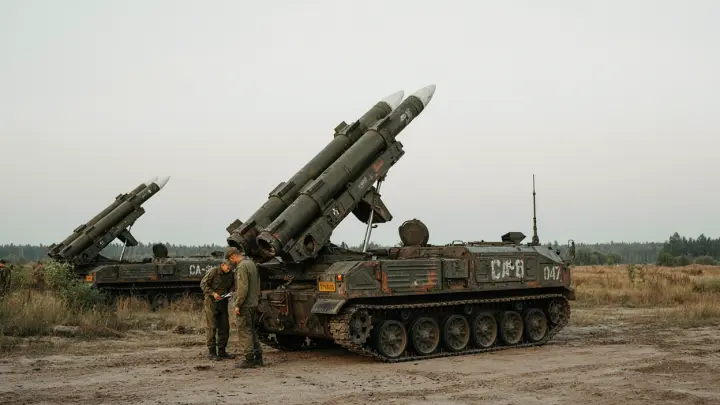 Украинское КБ Луч показало зенитную ракету РК-2П3 на выставке в Польше