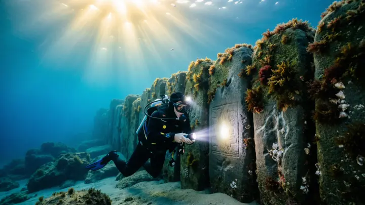 Ученые: Затопленные 7000-летние сооружения у берега Франции сделал человек из камня