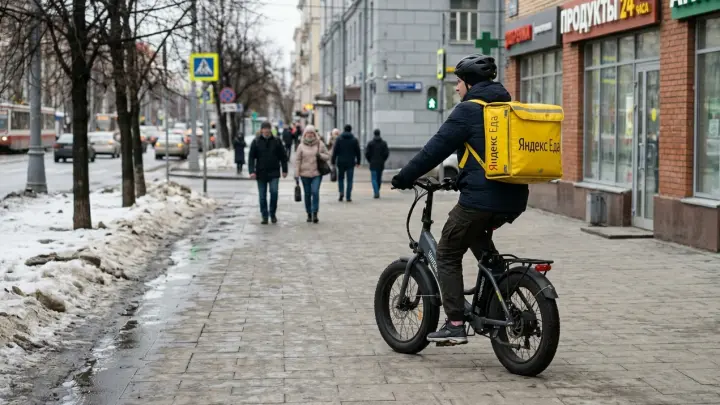 В Москве курьер на электровелосипеде сбил 9-летнего ребёнка: мальчик в больнице