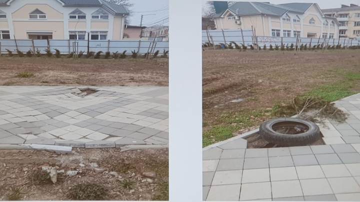 В Краснодаре возле Городского сада уберут многолетнюю свалку