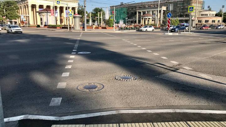 Первые диагональные пешеходные переходы появились в Новокузнецке