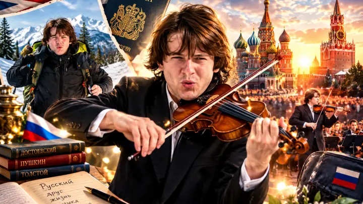 Русский был тайным языком для британца. Теперь он живёт в России - стал всемирно известным скрипачом
