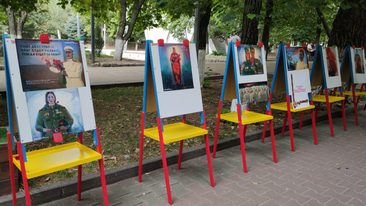 За славную победу нашу!: В центре Ростова-на-Дону прошла выставка художника-фронтовика   