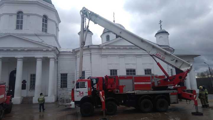 Троицкая церковь первой половины XIX века загорелась в Кстовском районе