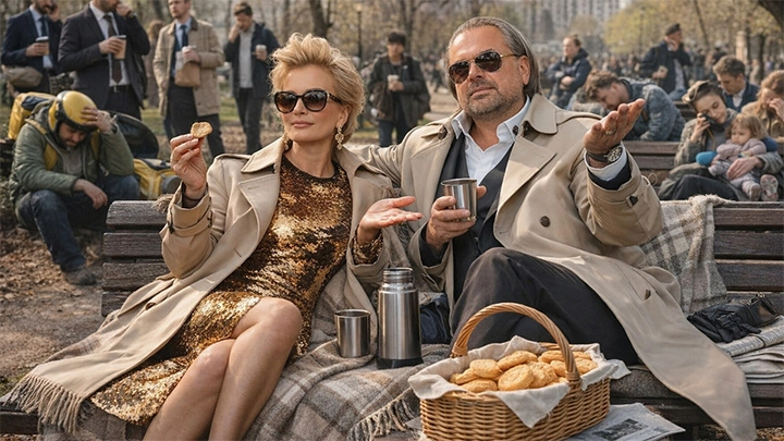 Парни гибнут на войне, а эти пляшут за счёт смертей: Жена похоронного короля после элитной вечеринки заявила о бедности. Зря