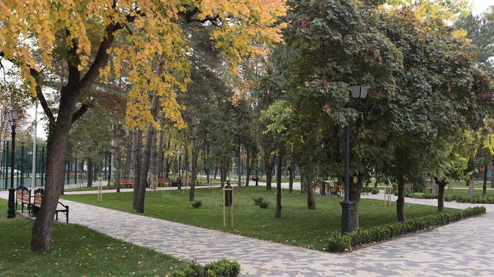 В Краснодаре открыли обновлённый сквер им. Льва Толстого