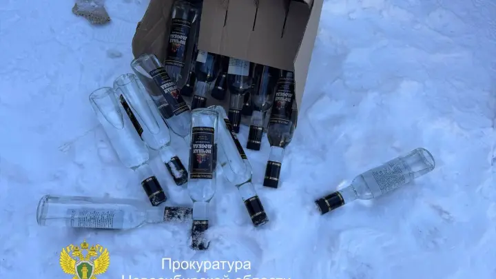 В Новосибирске нашли склад с нелегальным алкоголем на миллионы рублей