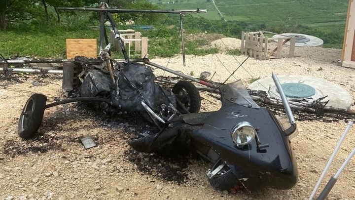 В Адыгее при крушении мотодельтаплана погиб пилот